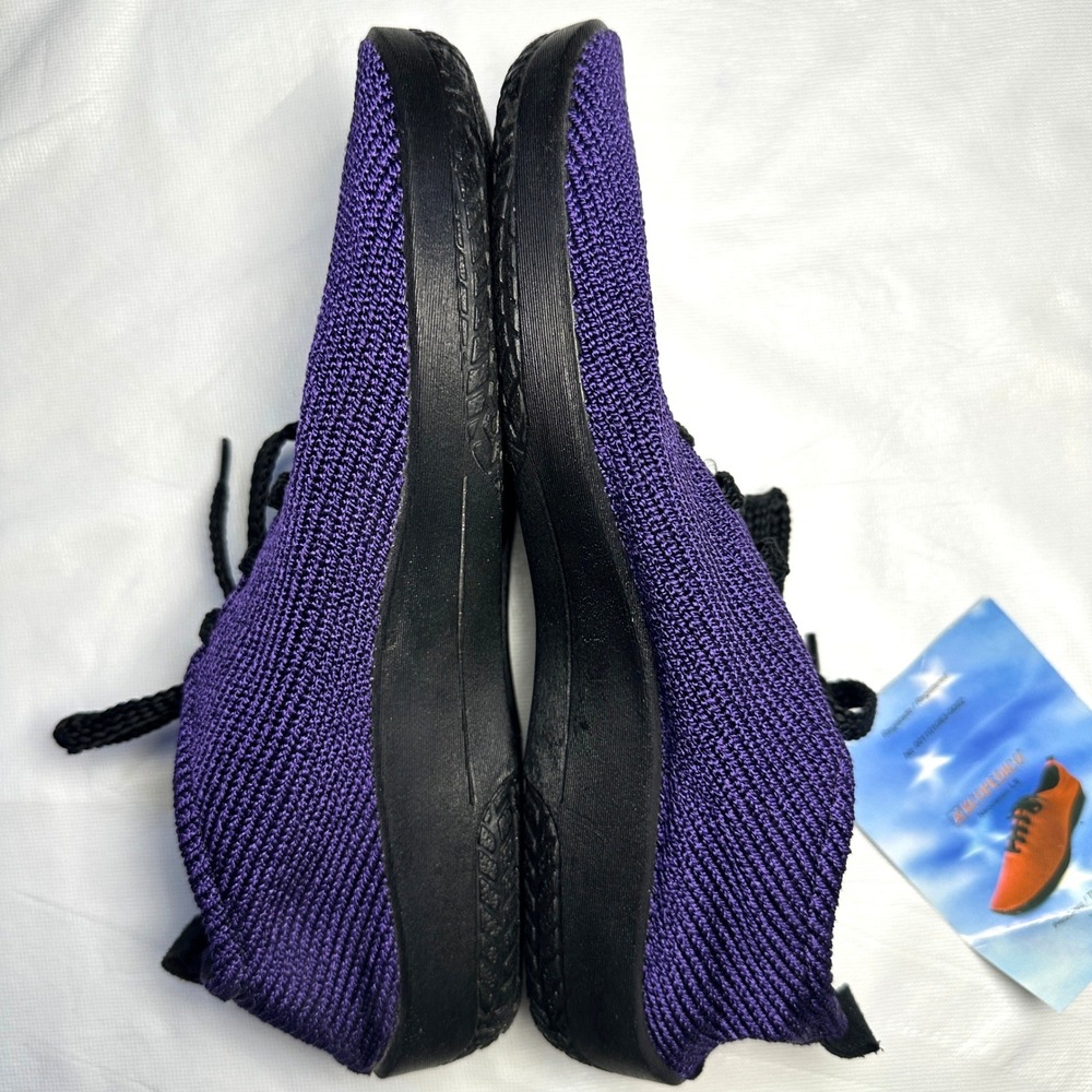 Arcopedico LS Knit Sneaker Women 39 US 8-8.5 Purple Walking Shoes Comfort Travel - Picture 7 of 12